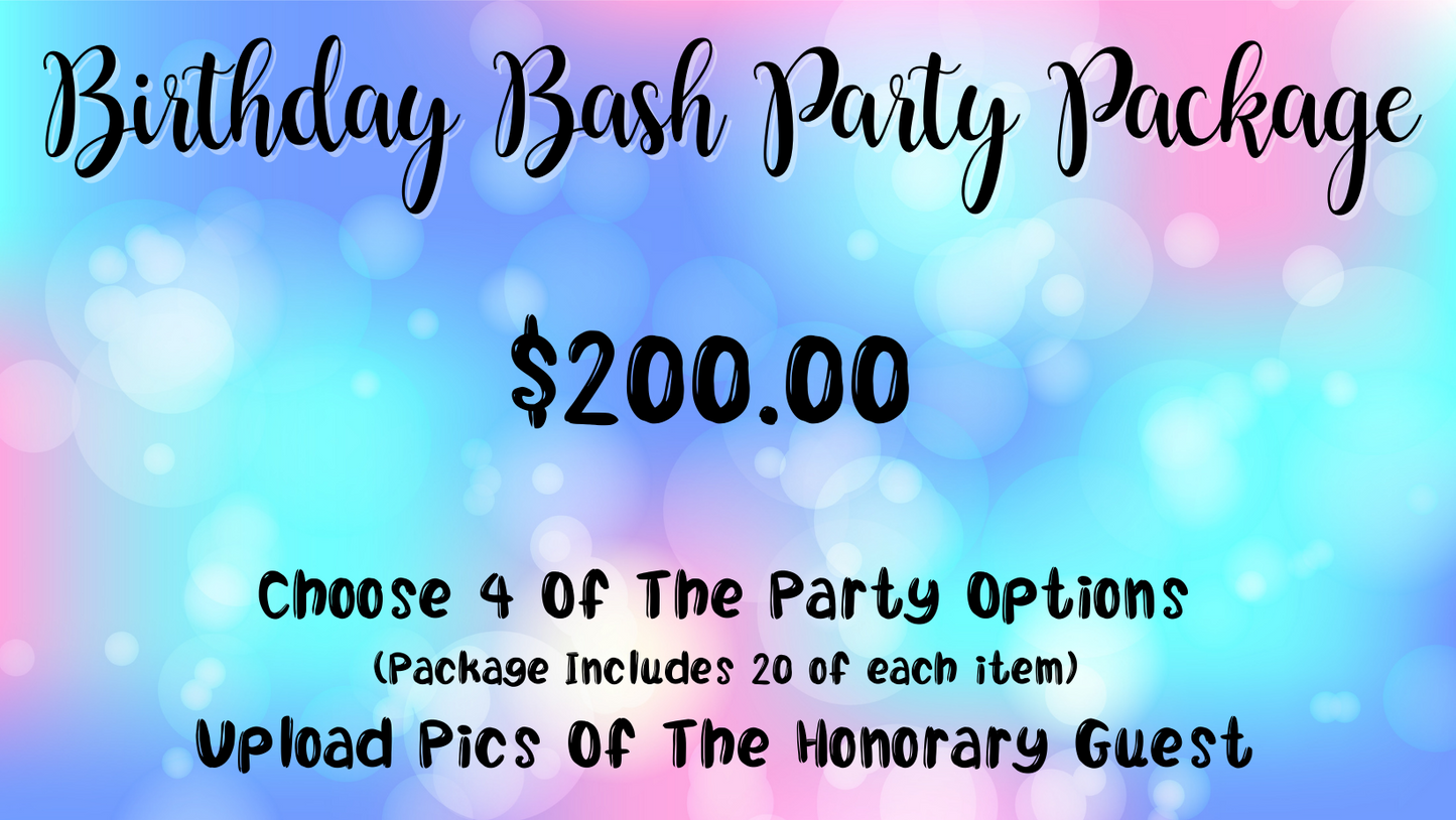 Party Packages For All Occasions