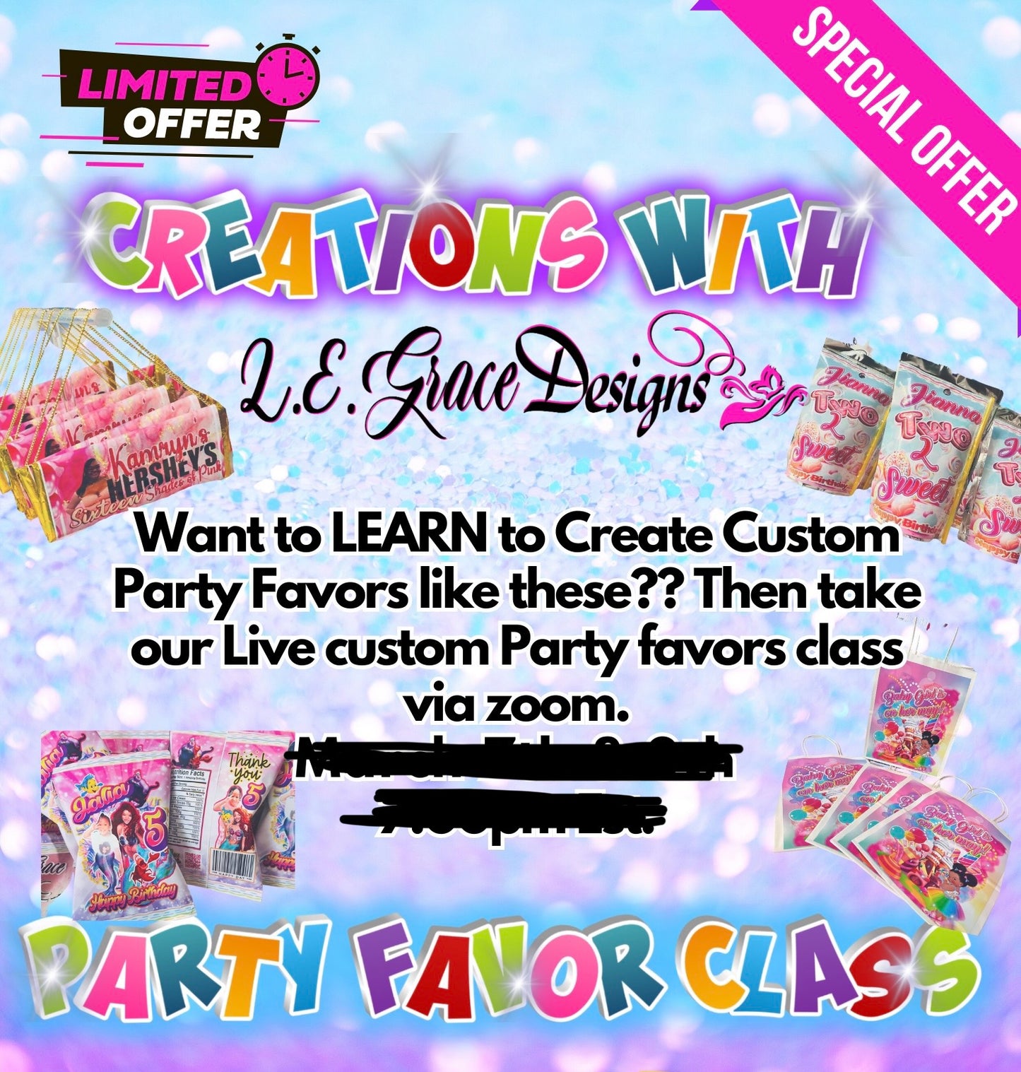 Custom Party Favors Class