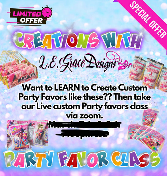 Custom Party Favors Class