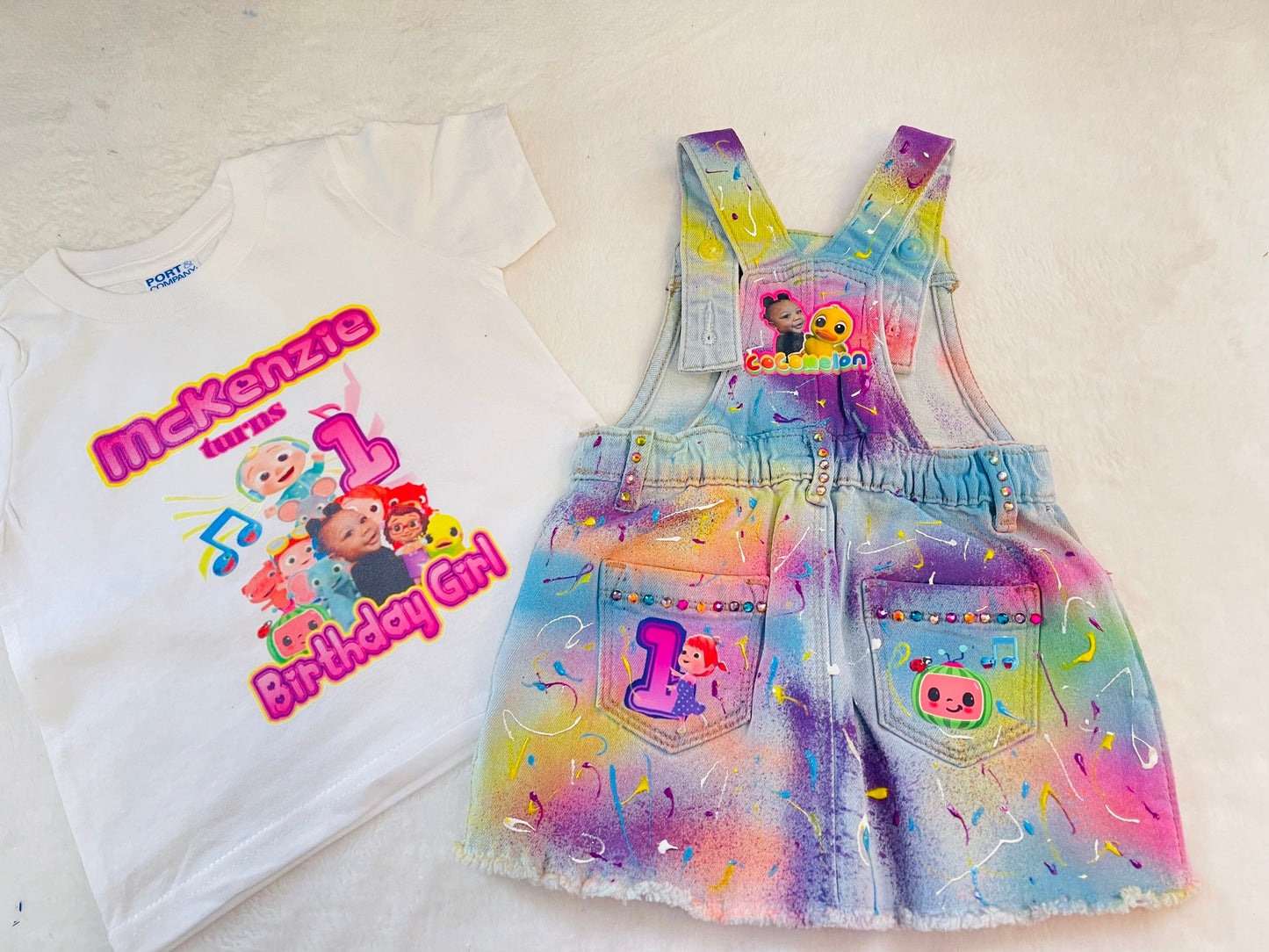 Girls Custom Overall Dress / Skirtall