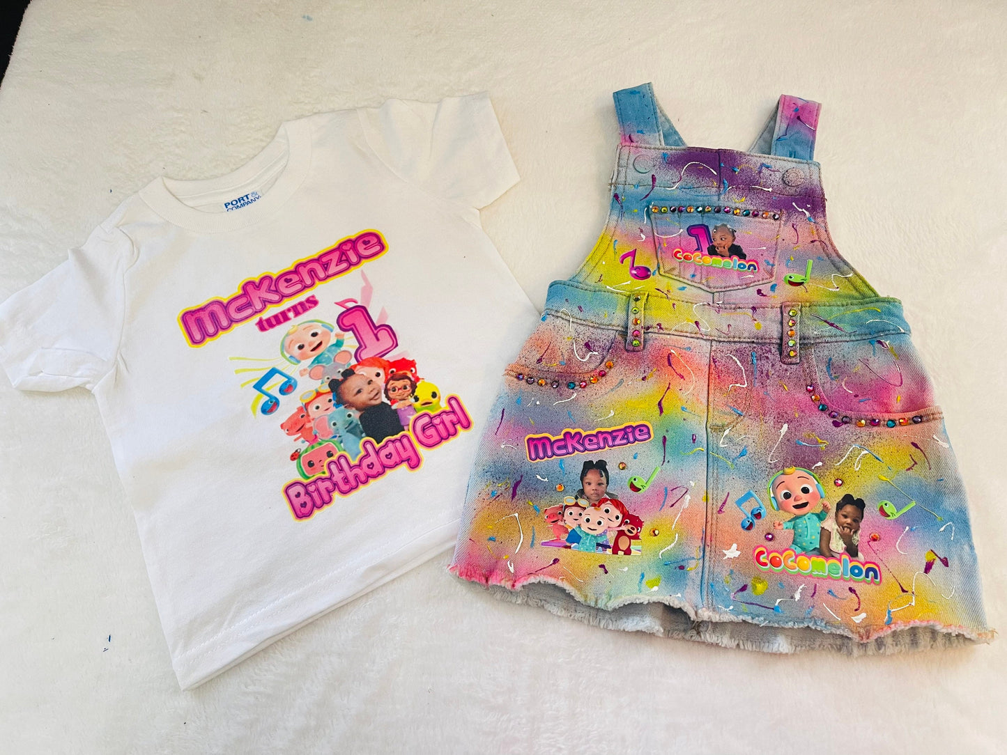 Girls Custom Overall Dress / Skirtall