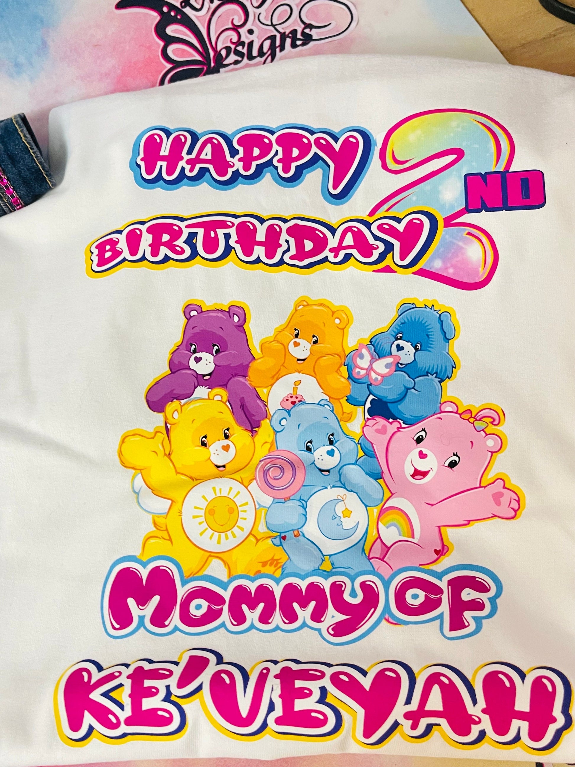 Care Bears Custom Birthday shirt