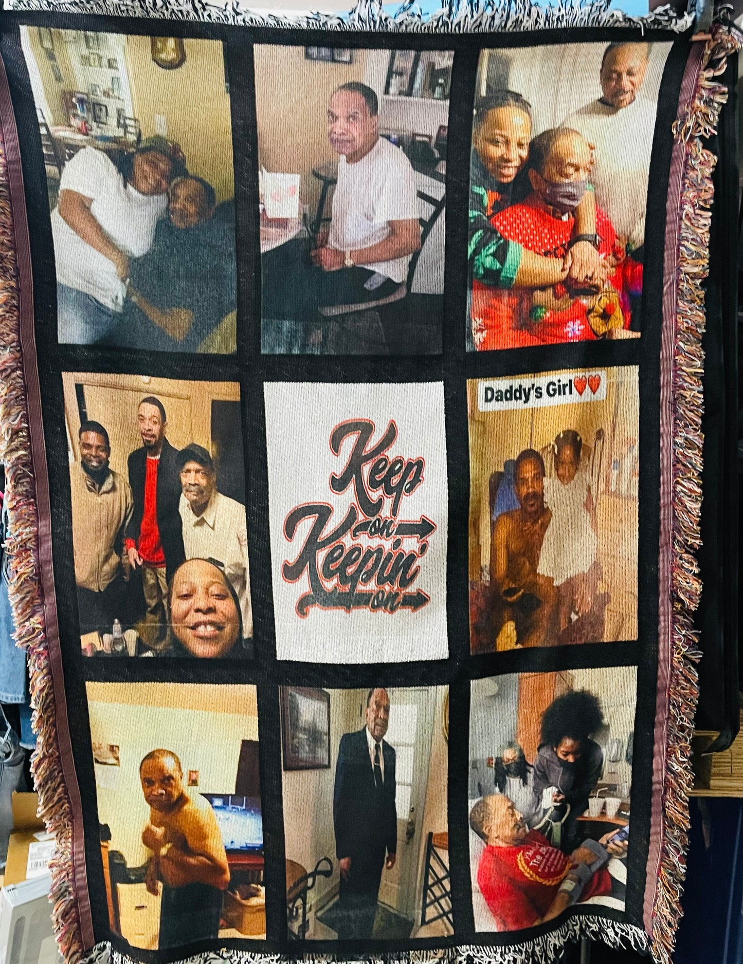 Custom 9-Panel Photo Blanket