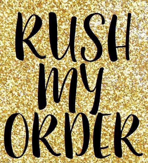 Rush order fee