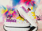 Custom Girls High Top Converse Sneakers / Shoes